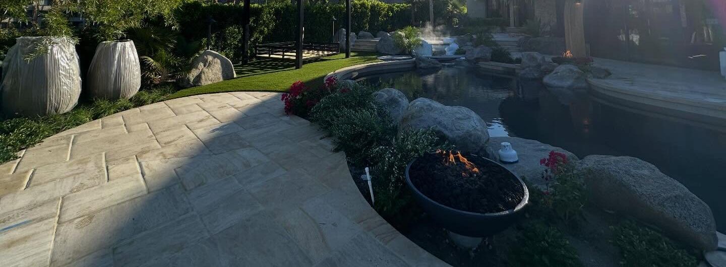 Custom Walkway & Pathways, Riverside Artificial Grass & Pavers